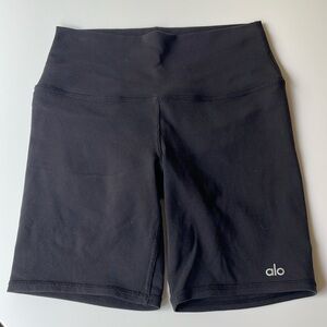 5" Airbrush High-Waist Biker Short black size small